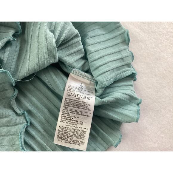 Old Navy Seafoam Ribbed Tank Top *New* sz XL - Picture 3 of 3